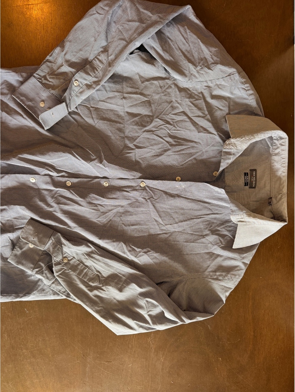 Lot of 4 Men's Large (L) Button Down Shirts – Van Heusen, Dockers & More